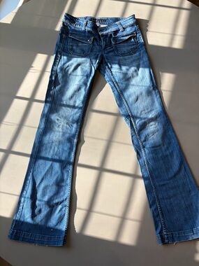 Miss Sixty Medium Blue Flared Jeans